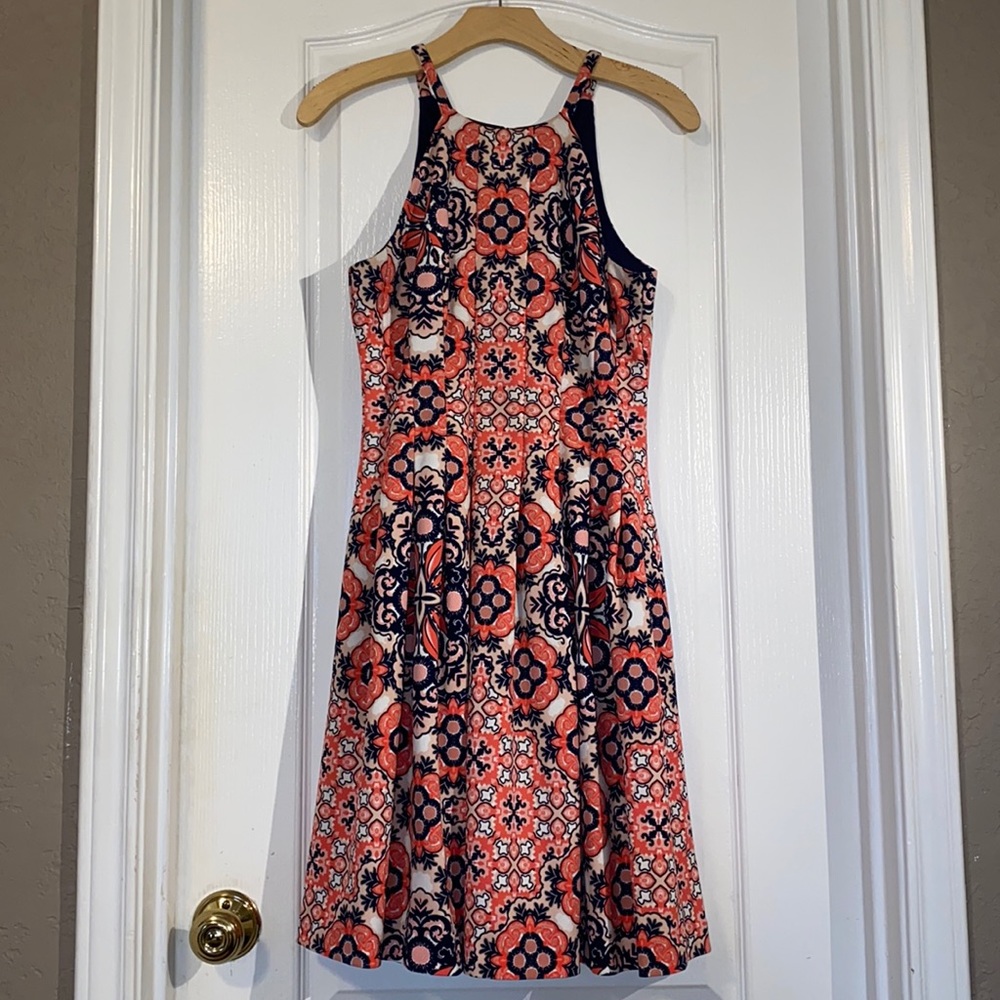 Vince Camuto Fit & Flare Scuba Dress Size 6
